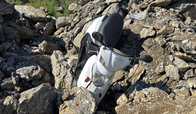 Kayalık Alanda Kaza Yapan Motosiklet Sürücüsü Öldü