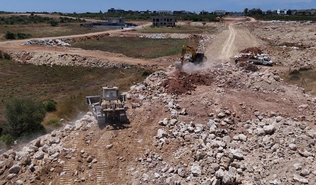 Aksu’da Yeni İmar Yolu Çalışmaları