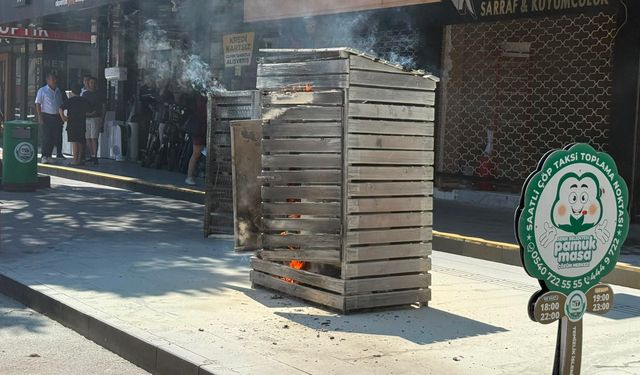 Antalya’da elektrik trafosunda çıkan yangın korkuttu