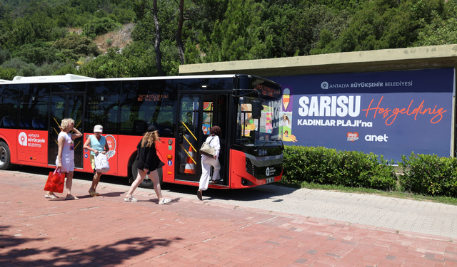Sarısu Kadınlar Plajı’na Ücretsiz Ring Seferleri Başladı