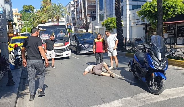 Son anda fren yaptılar, kaza kaçınılmaz oldu