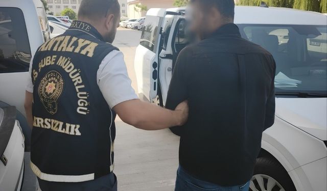Antalya'da son bir haftada 275 şahıs tutuklandı