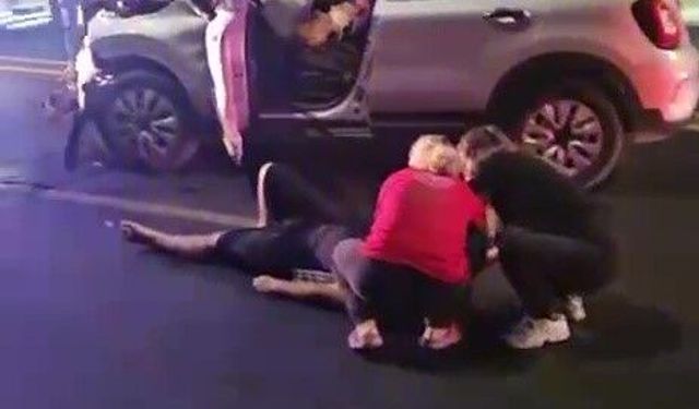 Serik'te otomobil ile VIP araç çarpıştı