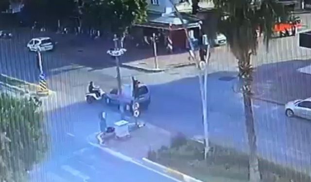 Kırmızı ışık ihlali kazayla bitti