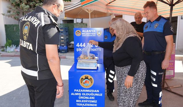 Alanya'da 'güven terazisi' uygulaması başlatıldı