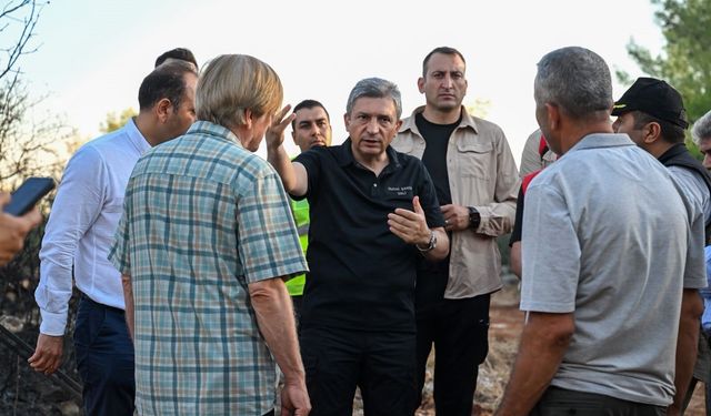 Vali Şahin, Antalya'daki orman yangınlarının son durumunu paylaştı