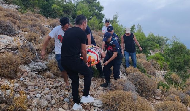 Doğa yürüyüşünde yaralanan Hollandalı turist kurtarıldı