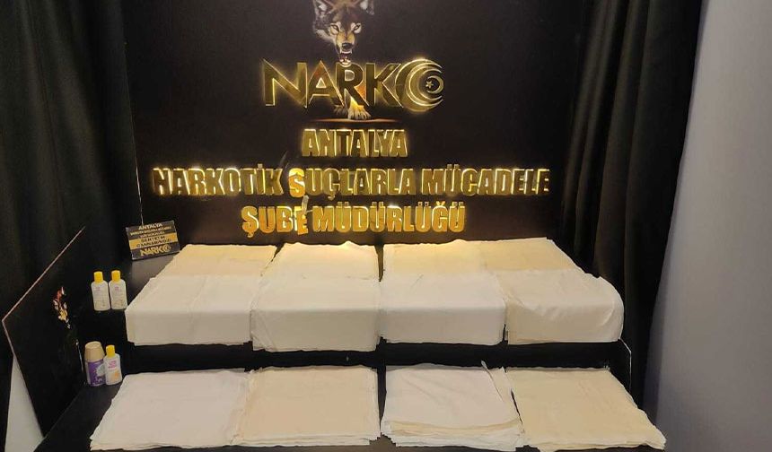 Antalya’da dev uyuşturucu operasyonu