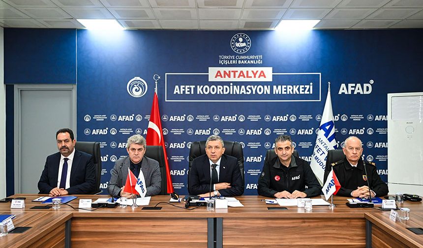 Afet ve Acil Durum Koordinasyon Kurulu Toplantısı gerçekleştirildi