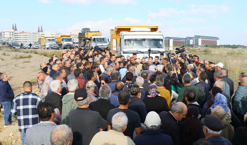 Yıkım ekibi ile vatandaş karşı karşıya geldi