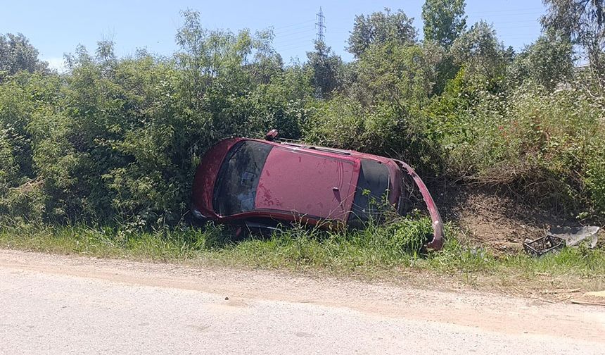 Kazanın ardından otomobilini bırakıp gitti