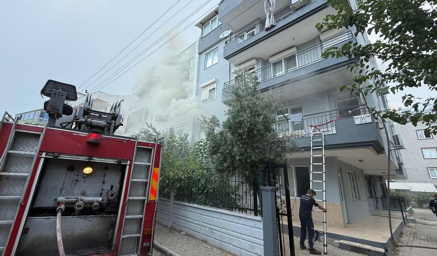 Tartıştığı arkadaşının dairesini yaktı