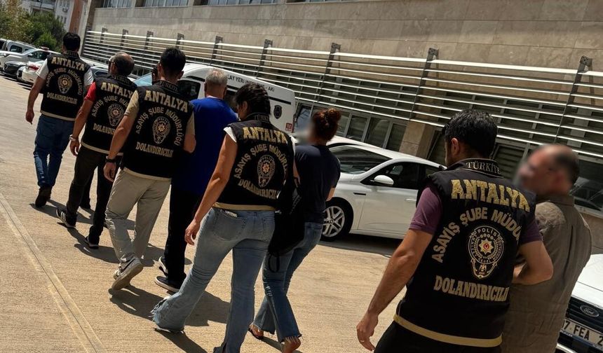 Antalya’da Son Bir Haftada 224 Şüpheli Tutuklandı