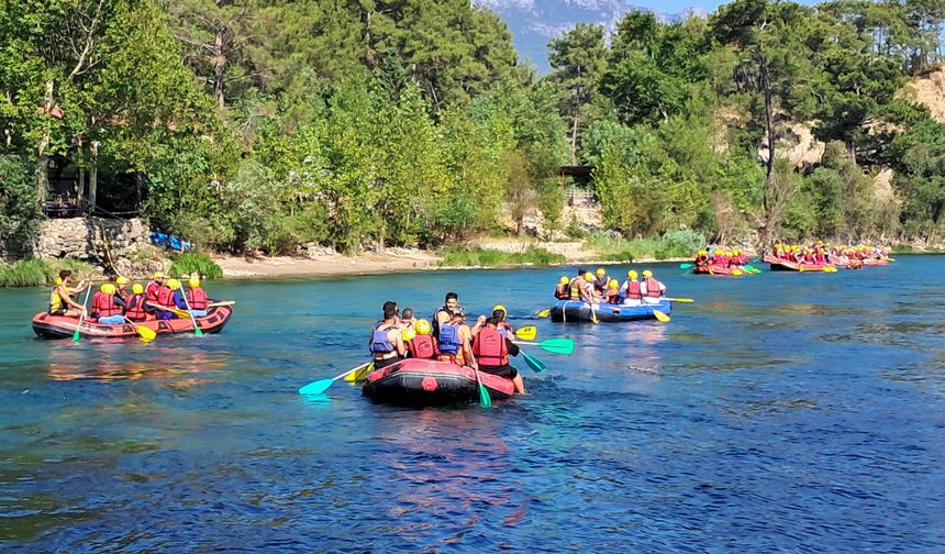 Köprüçay, Rafting Tutkunlarının İlgi Odağı Oldu