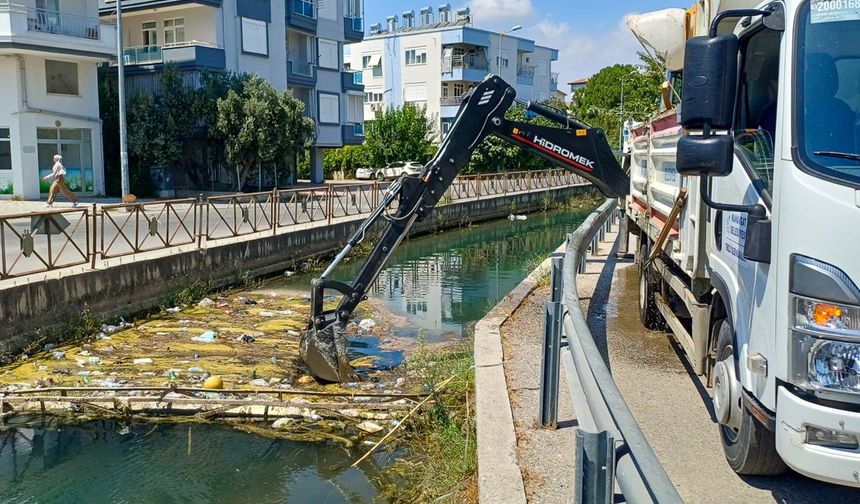 Manavgat'ta Dere Yatakları Temizleniyor