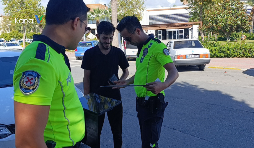 Manavgat’ta Plakasız ve Egzozlu Araçlara 18 Bin TL Ceza