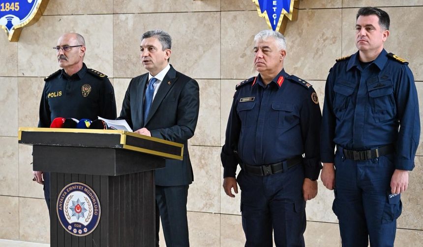 Antalya'da Asayiş Olaylarının Yüzde 99,8'i Aydınlatıldı