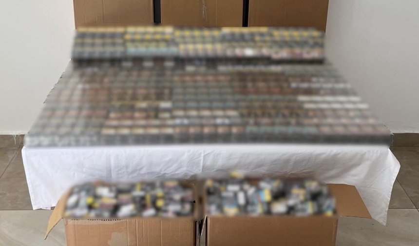 1 Milyon Lira Değerinde Kaçak Sigara Ele Geçirildi