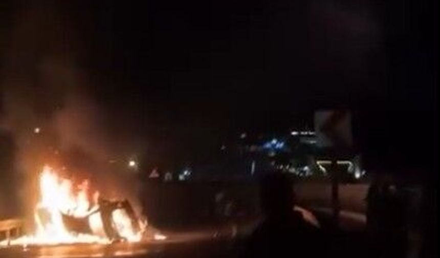 Alanya'da Takla Atan Otomobil Alev Aldı: 2 Ölü, 3 Ağır Yaralı