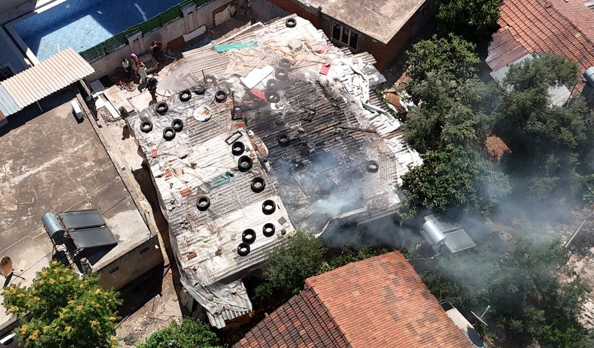 Müstakil evde çıkan yangın kontrol altına alındı
