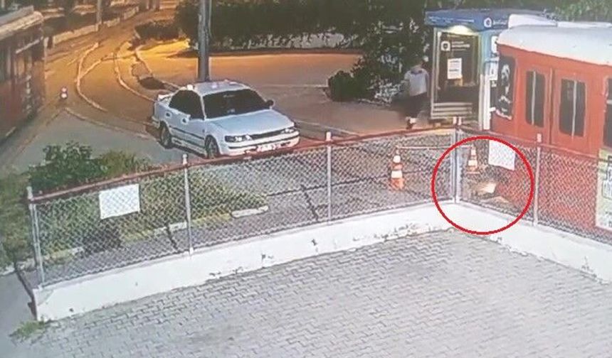 Nostalji tramvayına yanıcı madde atıldı