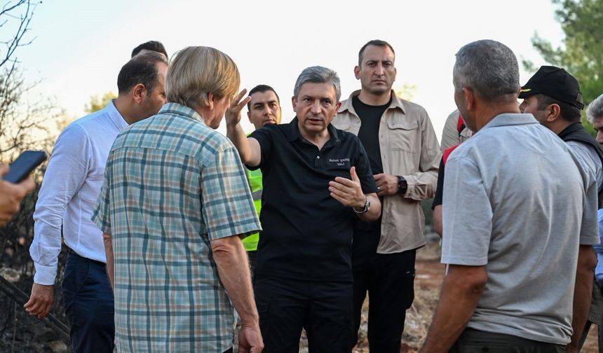 Vali Şahin, Antalya'daki orman yangınlarının son durumunu paylaştı