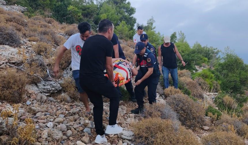 Doğa yürüyüşünde yaralanan Hollandalı turist kurtarıldı