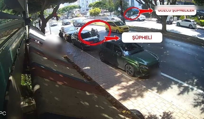 Sinyal kesici kullandılar, araçtan hırsızlık yaptılar