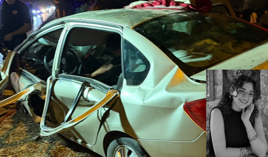 Genç hemşire piknik dönüşü kazada hayatını kaybetti