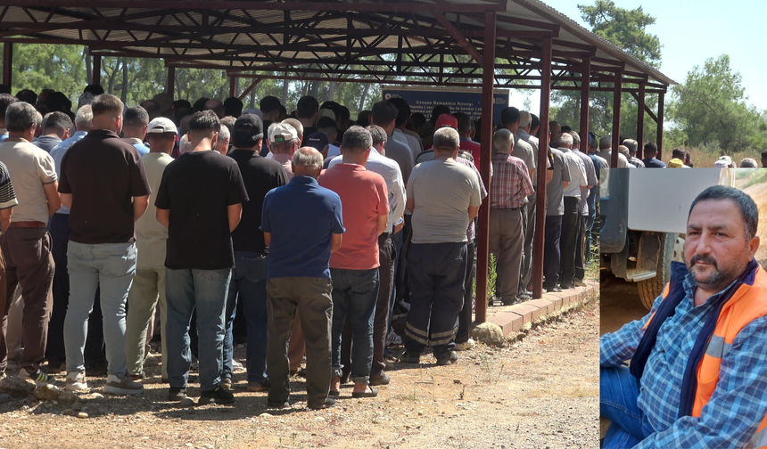 Aksu yangınında kalp krizi geçiren vatandaş toprağa verildi