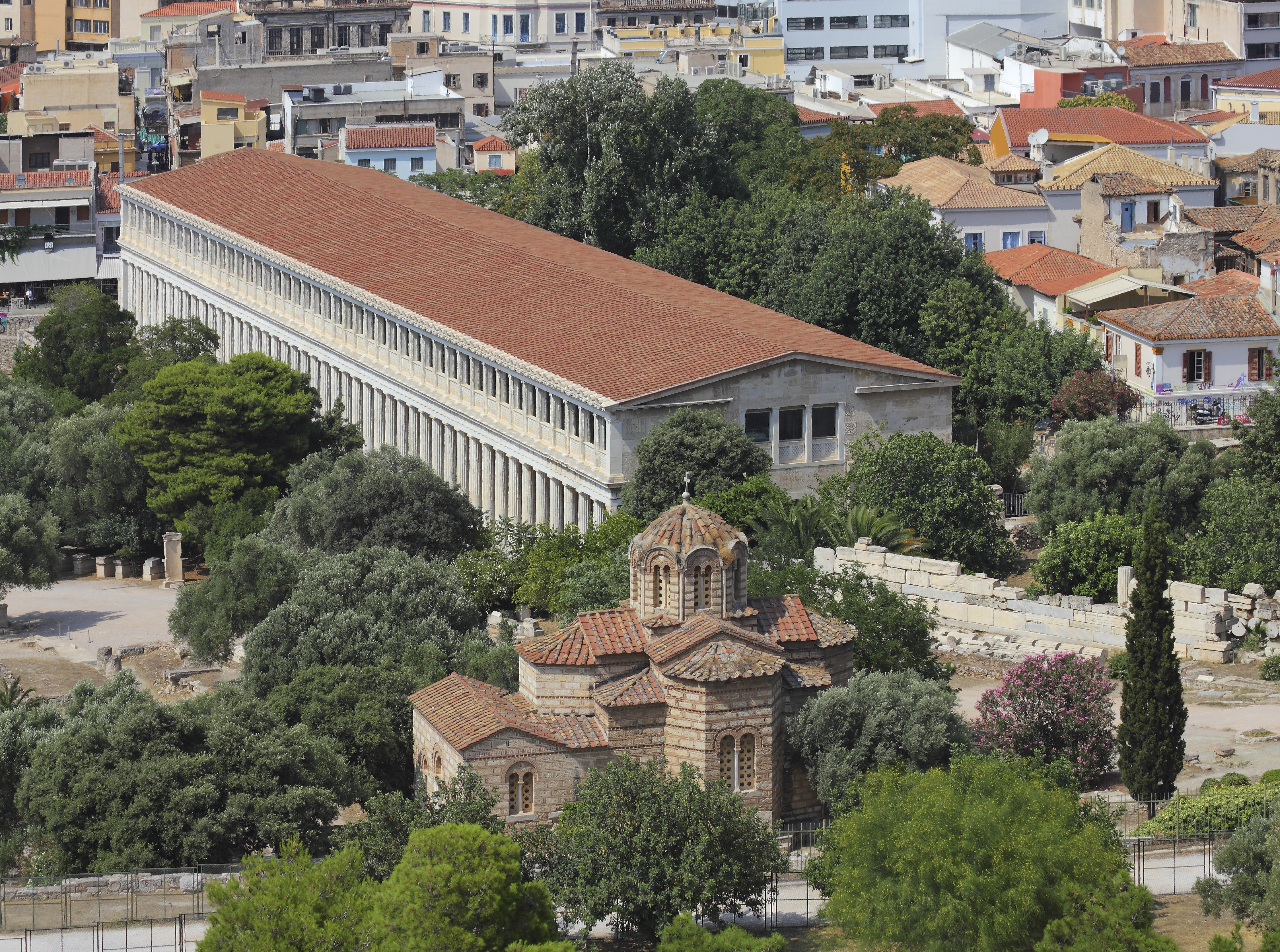 Attica_06-13_Athens_22_View_from_Acropolis_Hill_-_Museum_of_Ancient_Agora