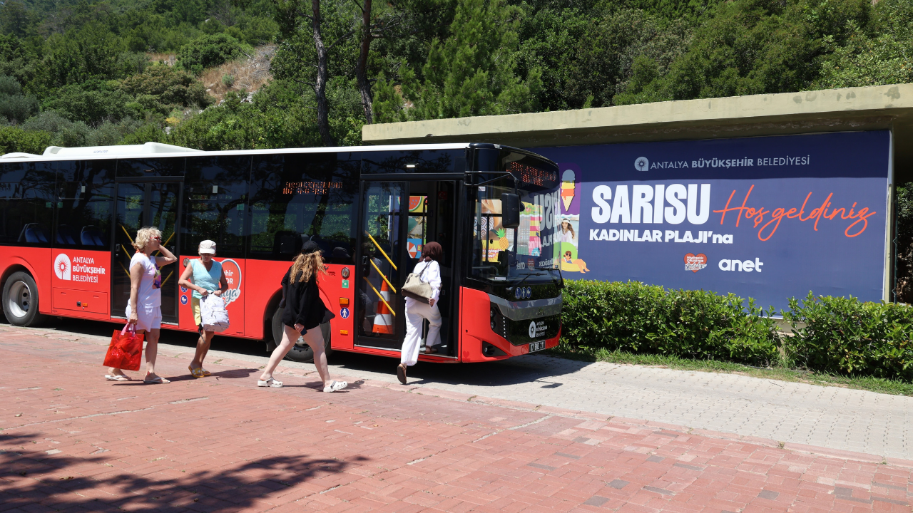 Sarısu Kadınlar Plajı’na Ücretsiz Ring Seferleri Başladı