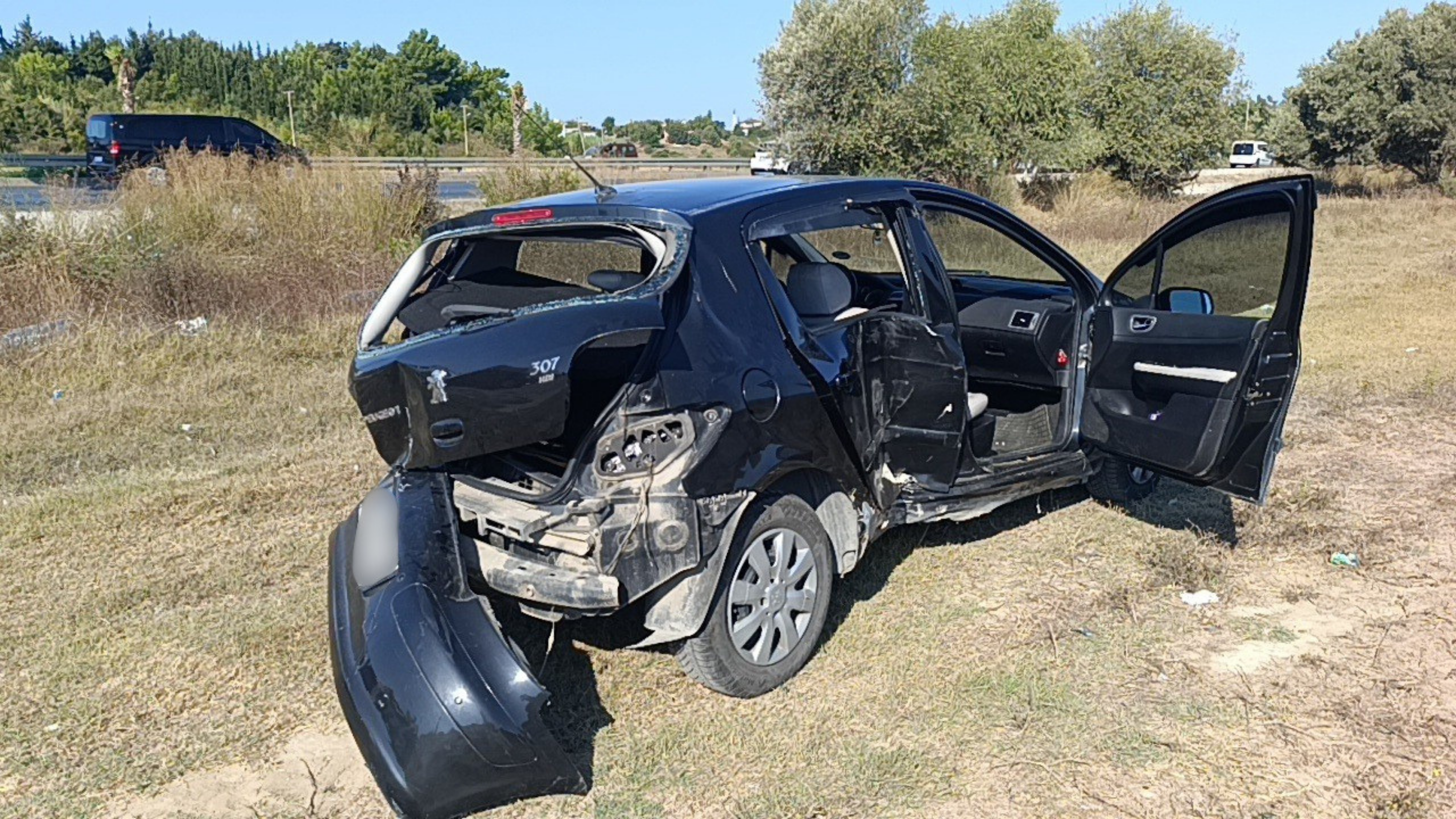 Manavgat'ta feci kaza kamerada: 1 yaralı