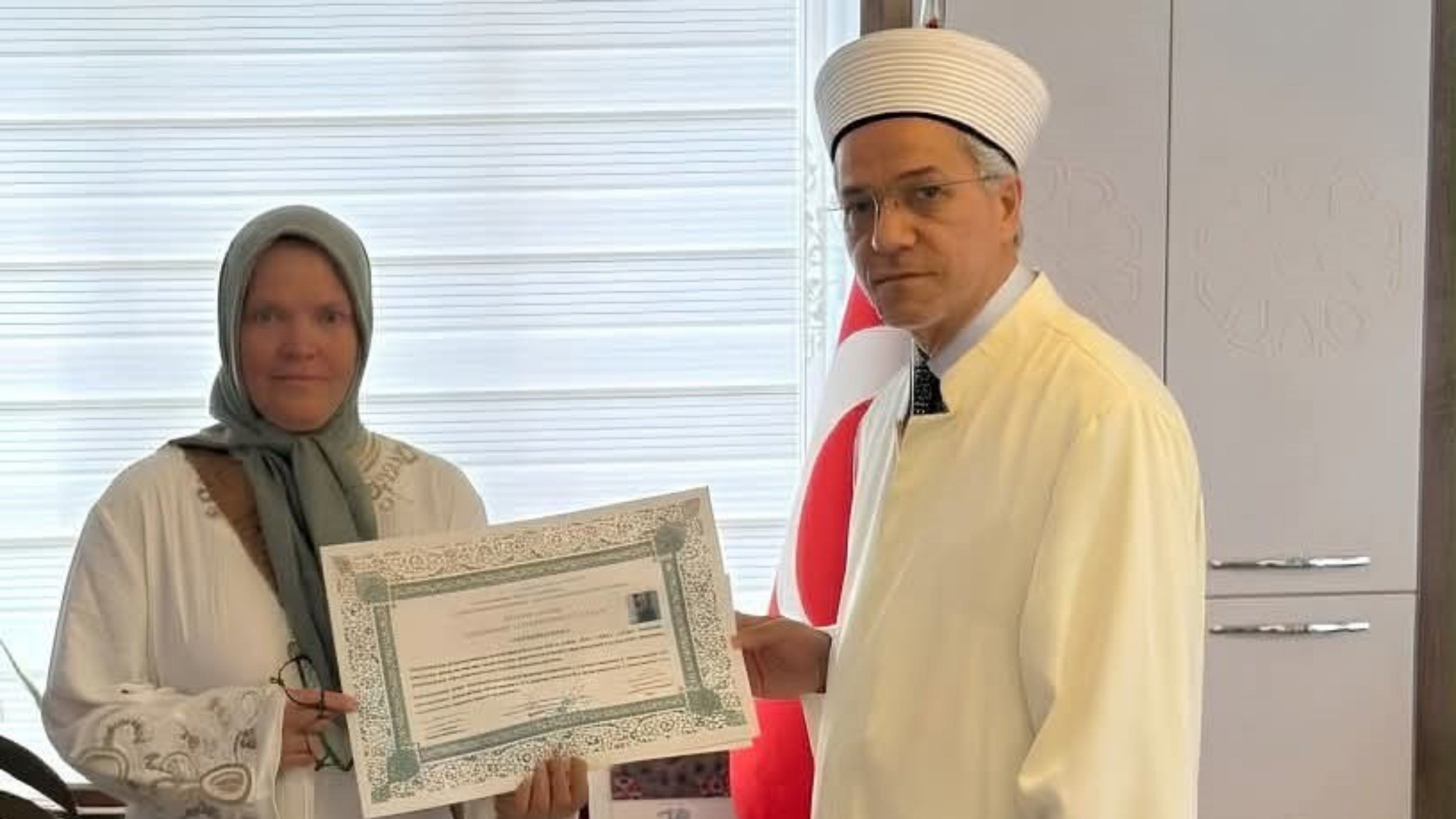 Alman vatandaşı Manavgat’ta Müslüman oldu
